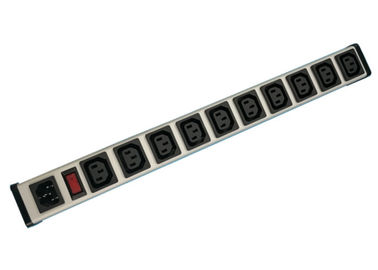 Smart 10 Socket Power Strip Bar Untuk Kabinet Jaringan, Beberapa Outlet Listrik PDU Unit Distribusi Daya